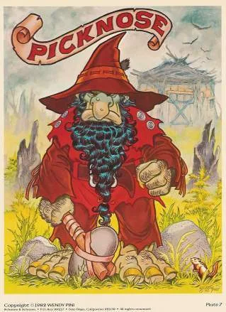 Picknose comic character