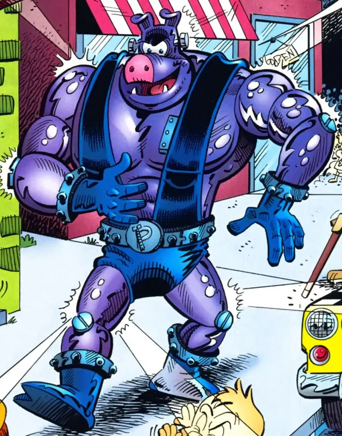 Pig-Iron comic character