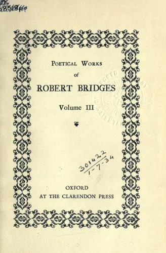 Poetical works of Robert Bridges book cover