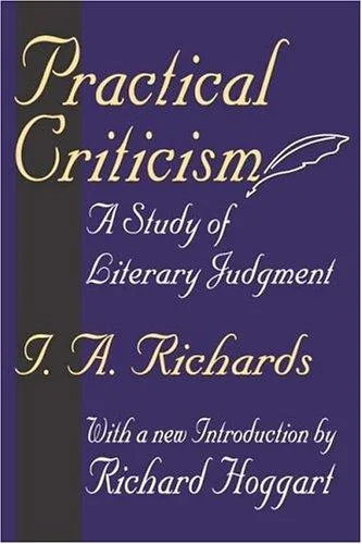 Practical criticism book cover