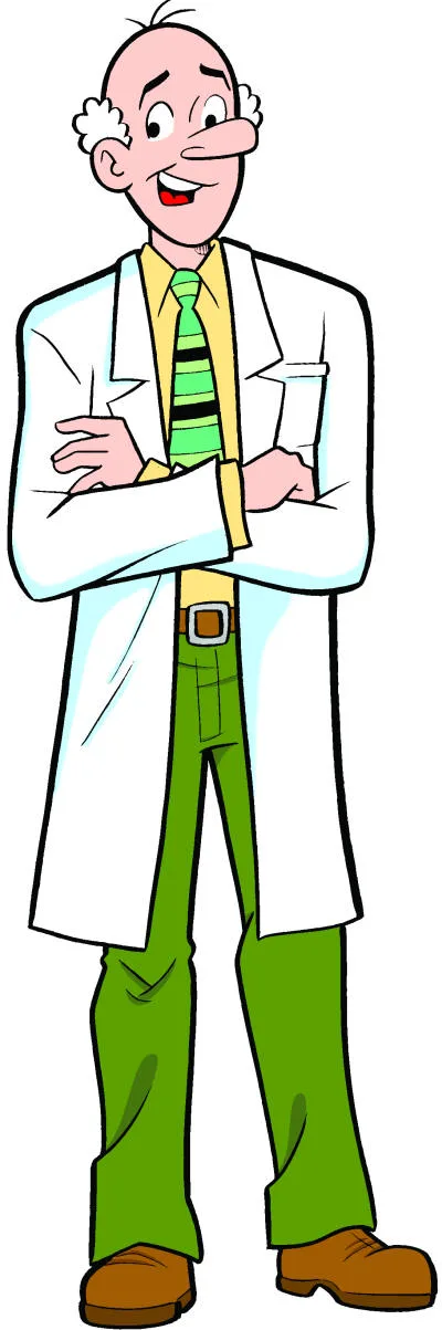 Professor Flutesnoot comic character