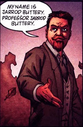 Professor Jarrod Buttery comic character