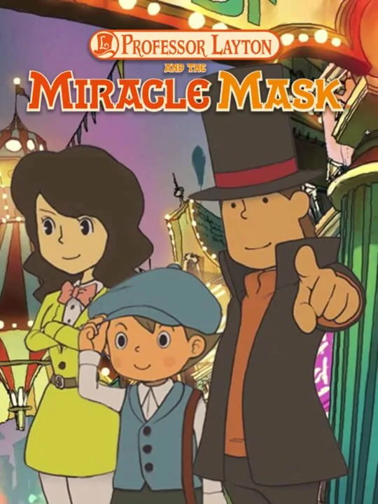 Professor Layton and the Miracle Mask cover art