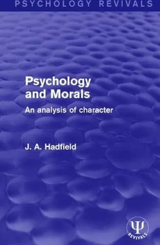 Psychology and morals book cover