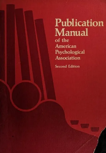 Publication Manual of the American Psycological Association book cover