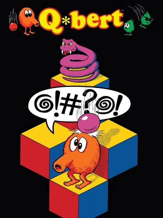 Q*bert cover art