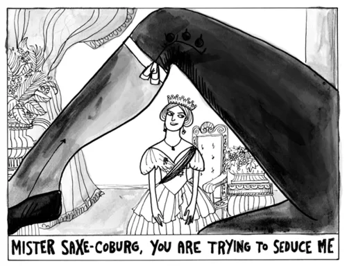 Queen Victoria comic character