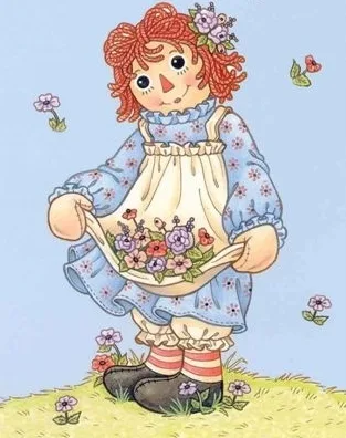 Raggedy Ann comic character