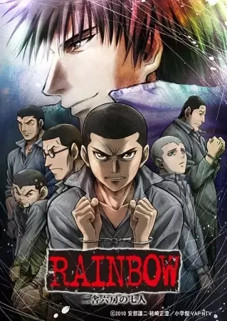Rainbow anime artwork