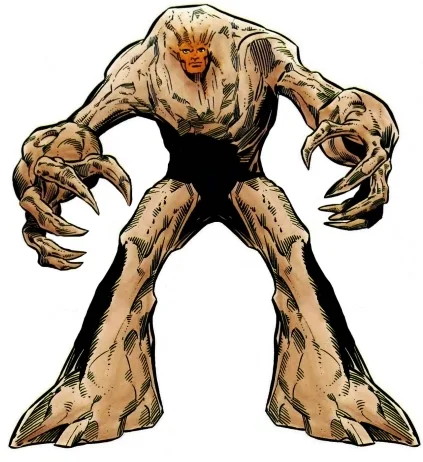 Rock comic character