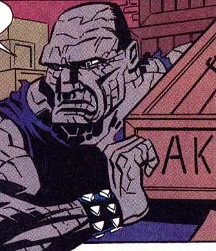 Rockface comic character