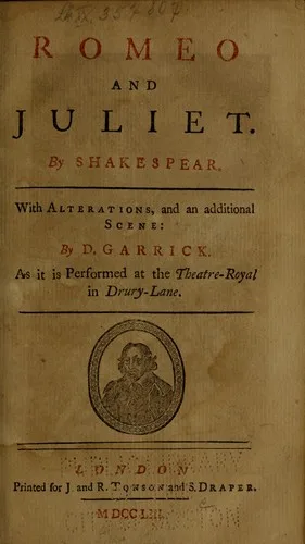 Romeo and Juliet, 1750 book cover