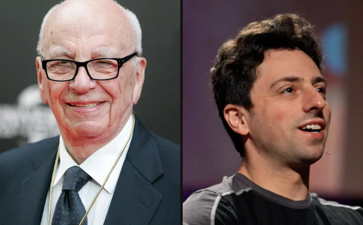 Rupert Murdoch vs Sergey Brin net worth