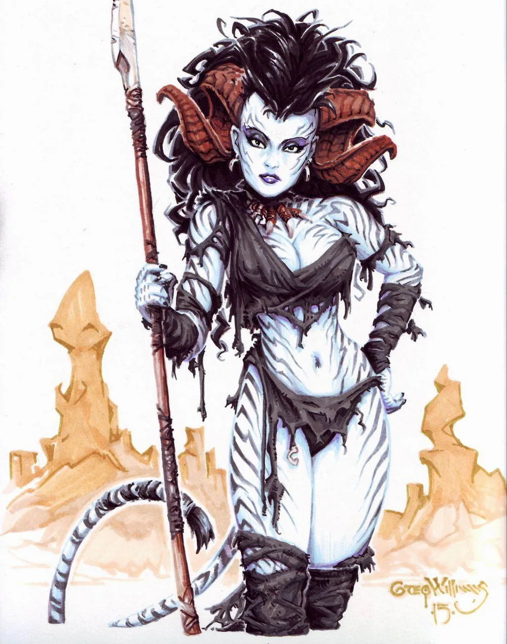 Ryntha comic character