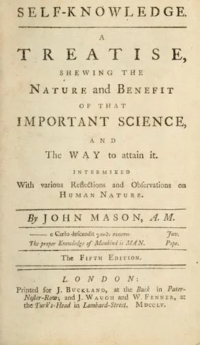 Self-knowledge book cover