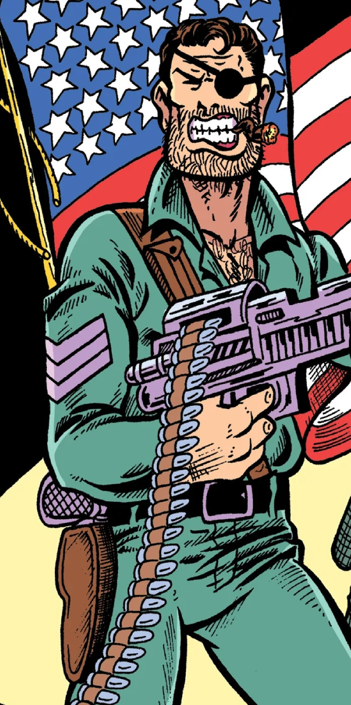 Sgt Fluffy comic character
