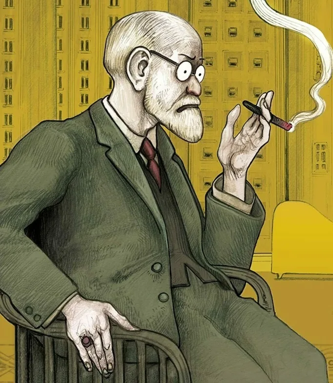 Sigmund Freud comic character