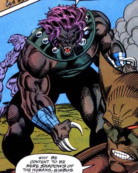 Simbus comic character