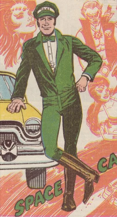 Space Cabbie comic character