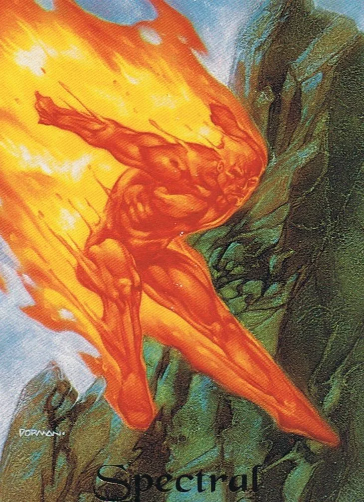 Spectral comic character