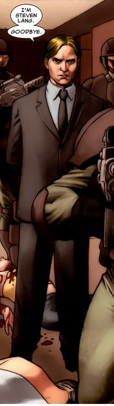Steven Lang comic character