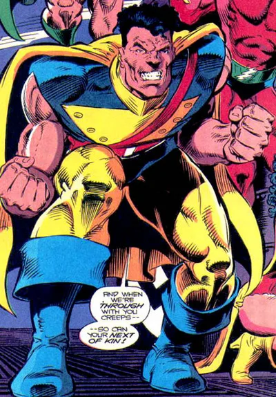 Strongman comic character