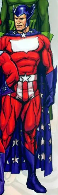 Super-American comic character