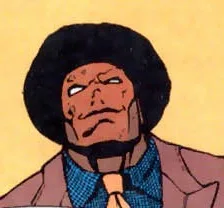 Synth comic character
