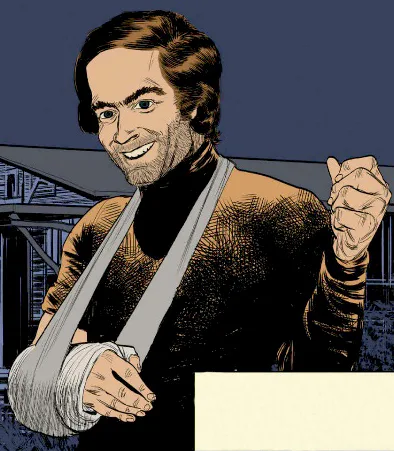 Ted Bundy comic character