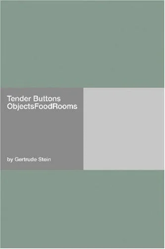 Tender Buttons book cover