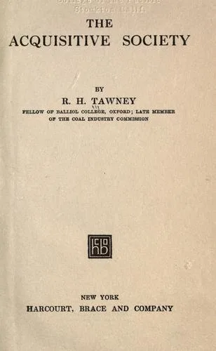The acquisitive society book cover