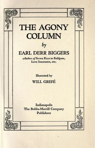 The Agony Column book cover