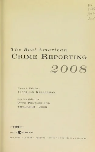 The Best American Crime Reporting 2008 book cover