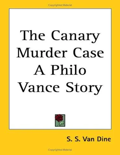 The "Canary" Murder Case book cover