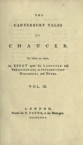 The Canterbury Tales book cover