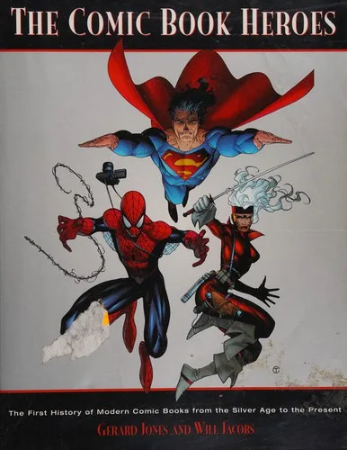 The comic book heroes book cover