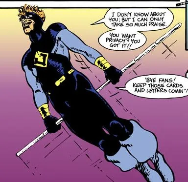 The Grandstander comic character