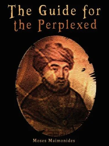 The guide of the perplexed of Maimonides book cover