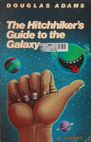 The Hitch Hiker's Guide to the Galaxy book cover