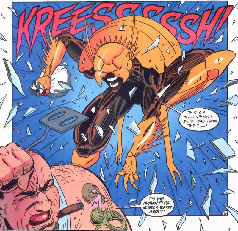 The Human Flea comic character