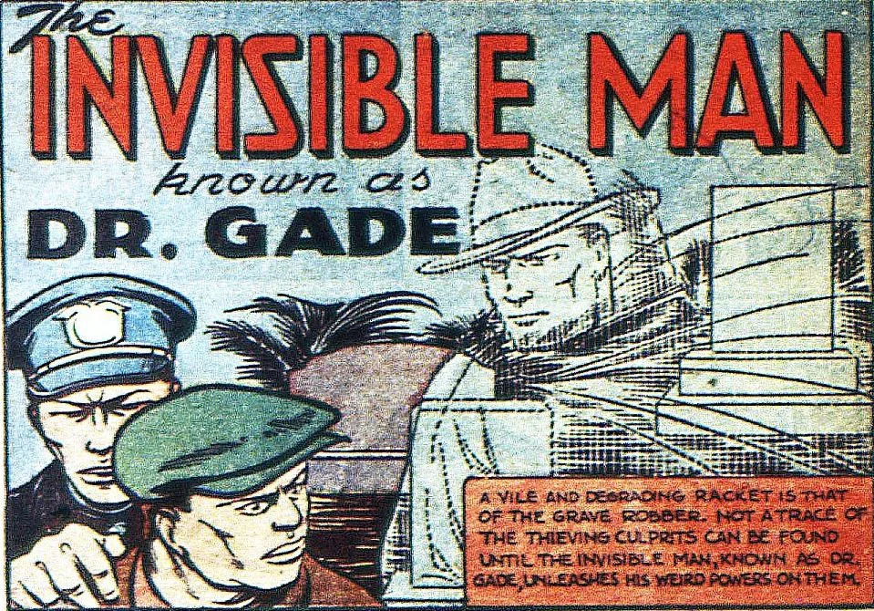 The Invisible Man comic character