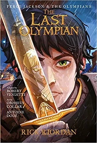 The Last Olympian The Graphic Novel book cover
