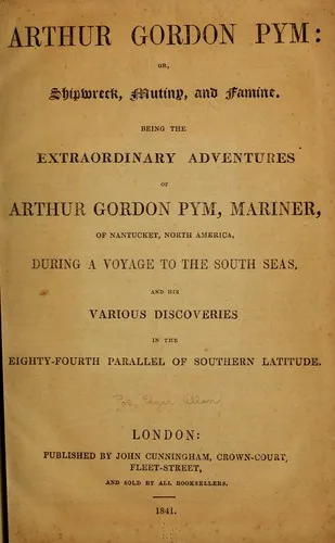 The Narrative of Arthur Gordon Pym book cover