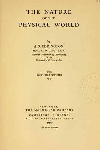 The Nature of the Physical World book cover