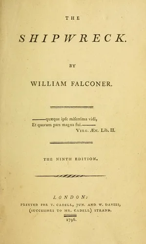 The Shipwreck, a poem book cover