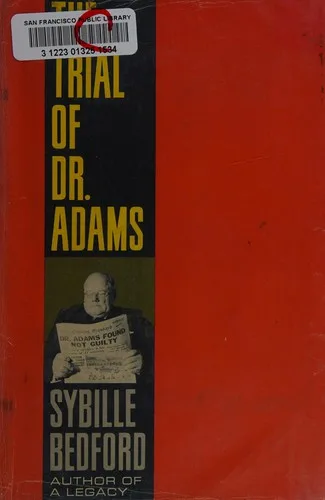The trial of Dr. Adams book cover