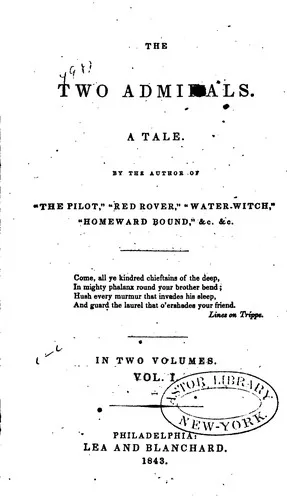 The Two Admirals: A Tale book cover