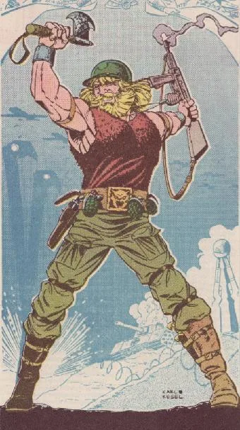 The Viking Commando comic character