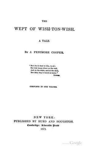 The Wept of Wish-ton-wish: A Tale book cover