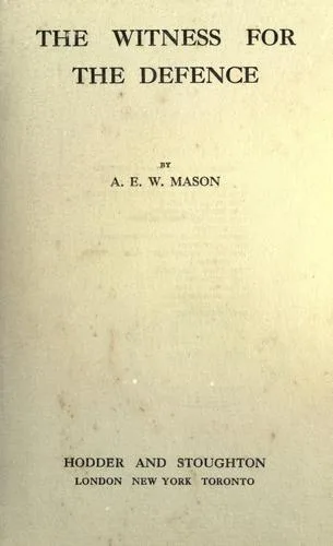 The witness for the defence book cover